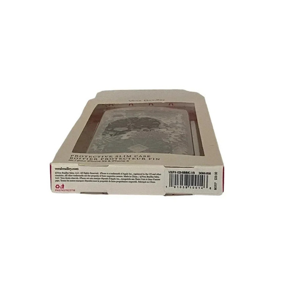 NEW Vera Bradley Protective Slim Case iPhone Xs & iPhone X Friendship Mandala - Picture 8 of 10